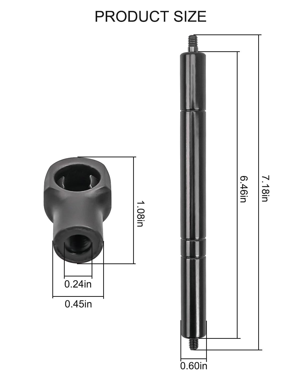 Amazon.com: Steering Damper Shock Absorber Replace 603983